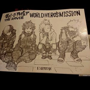 Manga my hero poster